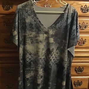 Shades of Sage Green Asymmetrical Tunic